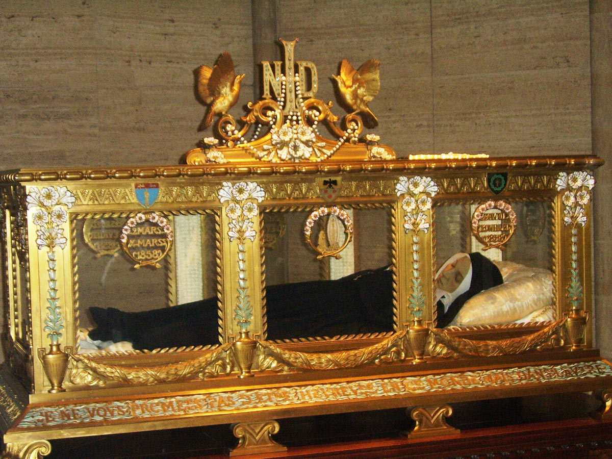 Saint Bernadette in Jeeva Samadhi